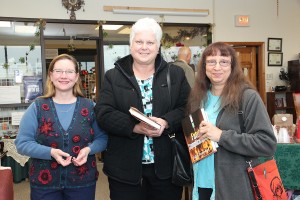 Fans with their signed copies of Fatal Complications