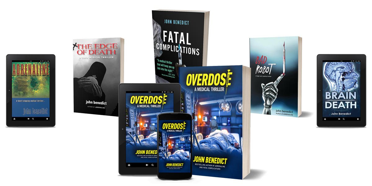 John Benedict MD books 2026 - with new Overdose book at the front