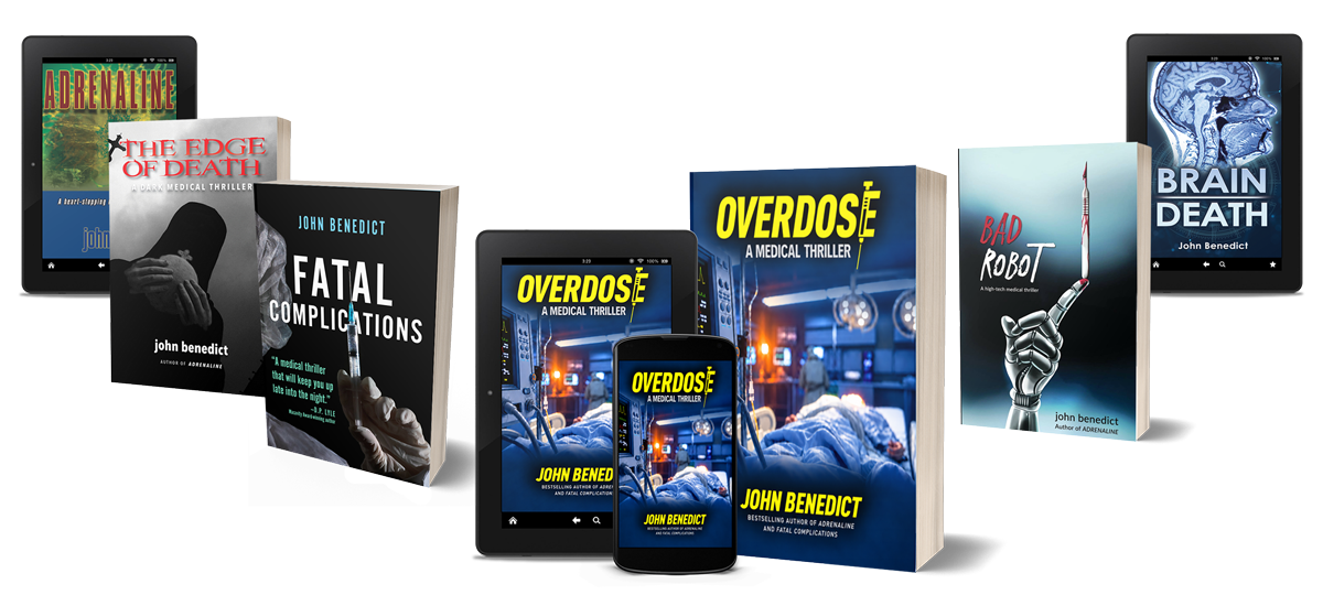 John Benedict MD books 2026 - with new Overdose book at the front